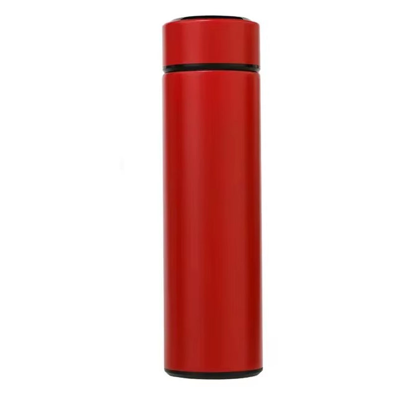 1Pc Stainless Steel Smart Water Bottle Leak Proof Double Walled Keep Drink Hot and Cold LCD Temperature Display Bottle