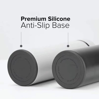 1Pc Stainless Steel Smart Water Bottle Leak Proof Double Walled Keep Drink Hot and Cold LCD Temperature Display Bottle
